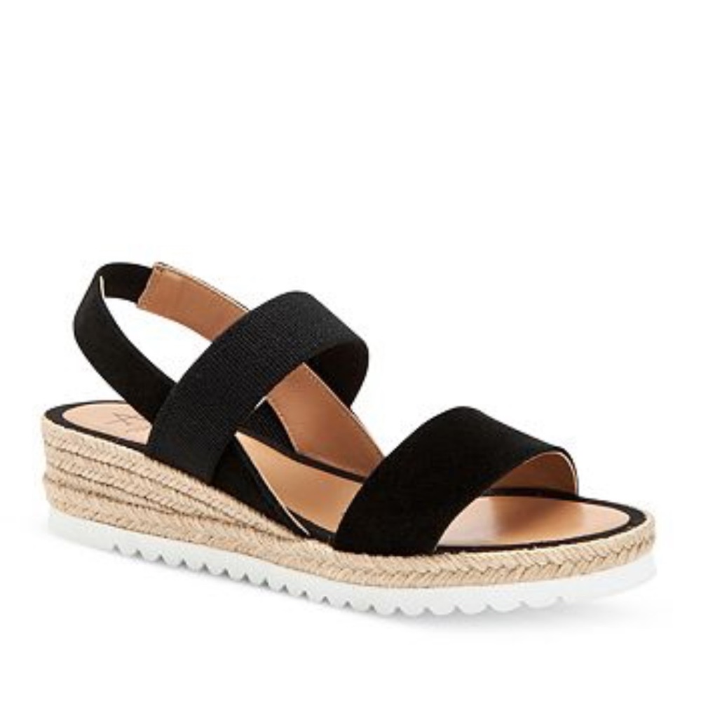 Aquatalia Alice Slingback Espadrille Black Sandals - 9M